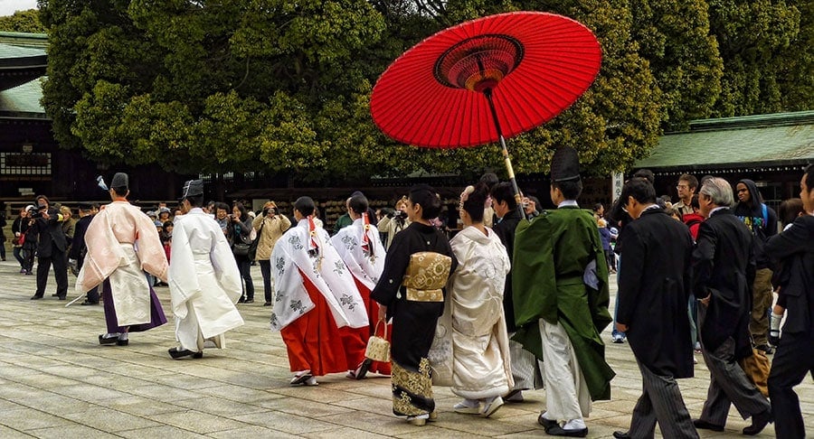 Japanese wedding kimono | www.2aussietravellers.com