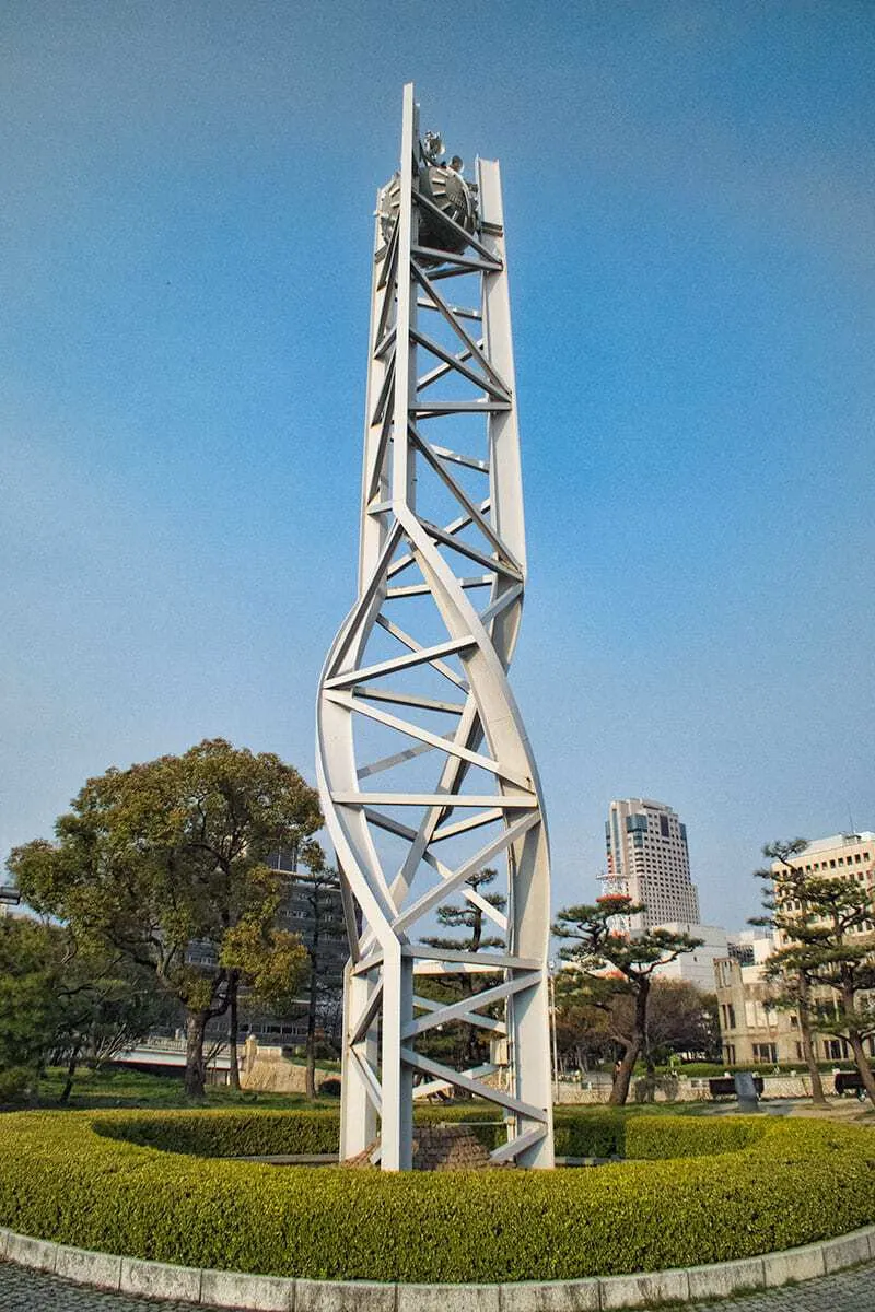 Peace Clock Tower in Hiroshima