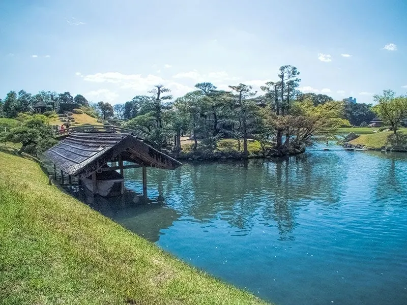 Sawa-no-ike Pond at Korakuen