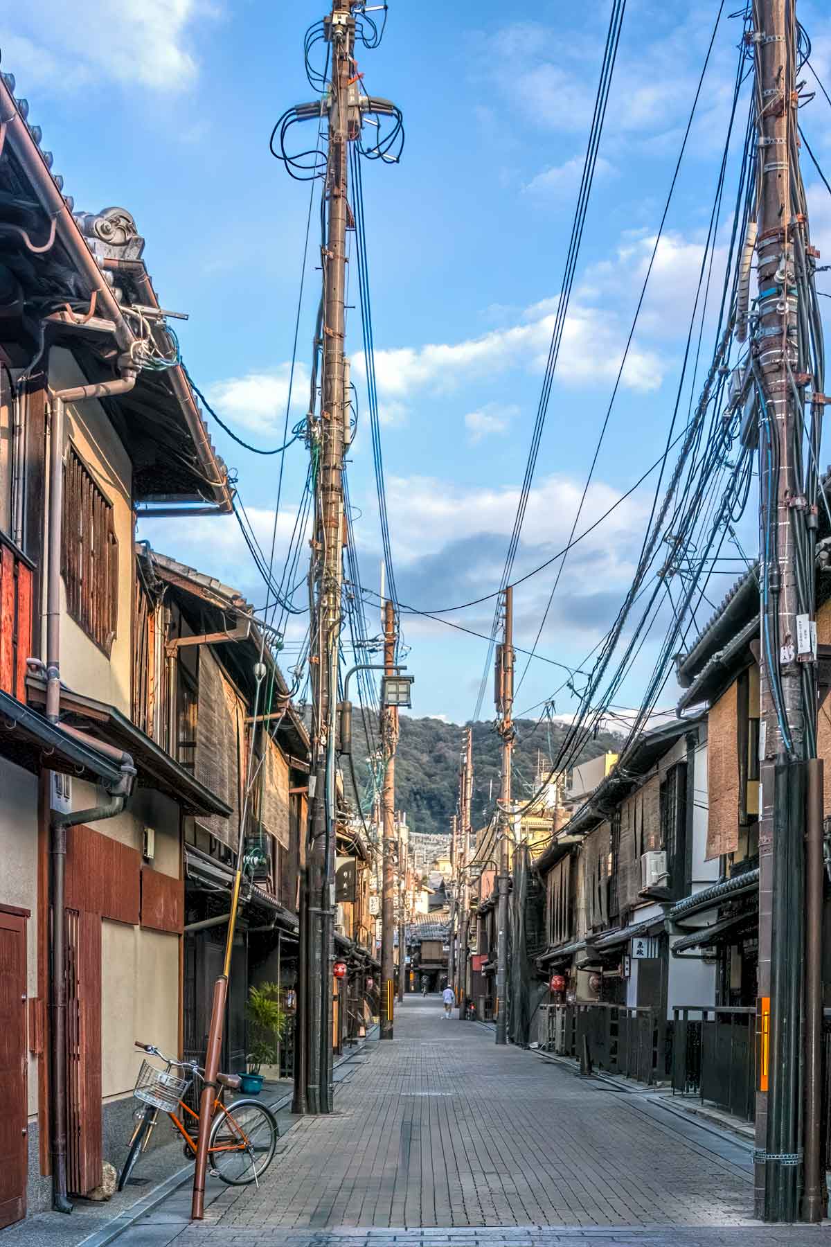 Historic street in Gion, Kyoto
