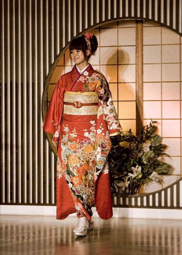 Free Kimono Fashion Parade in Kyoto