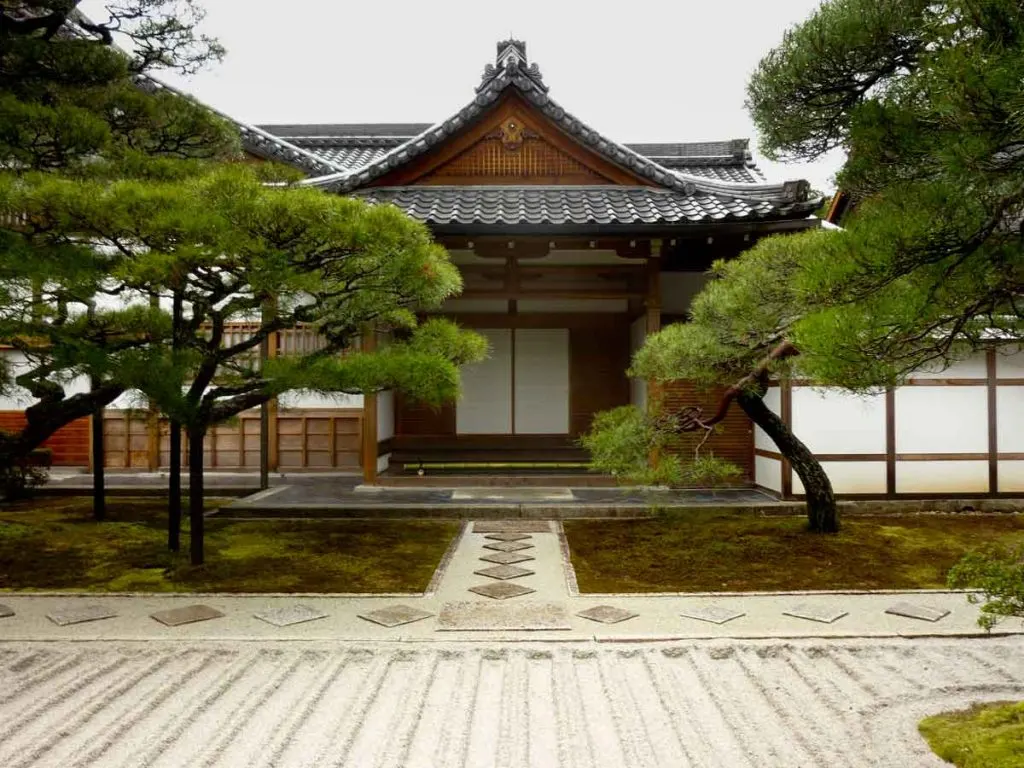 The villa at Ginkaku-ji in Kyoto
