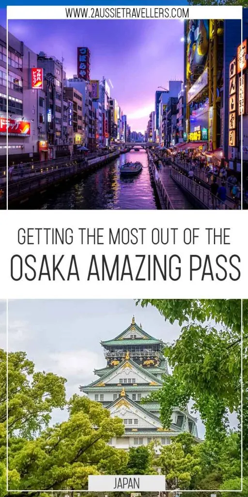 Osaka Amazing Pass pinterest poster