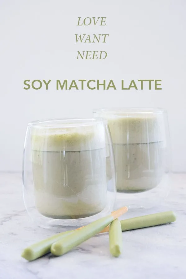 Try this delicious and simple soy matcha latte recipe next time you need a little treat.