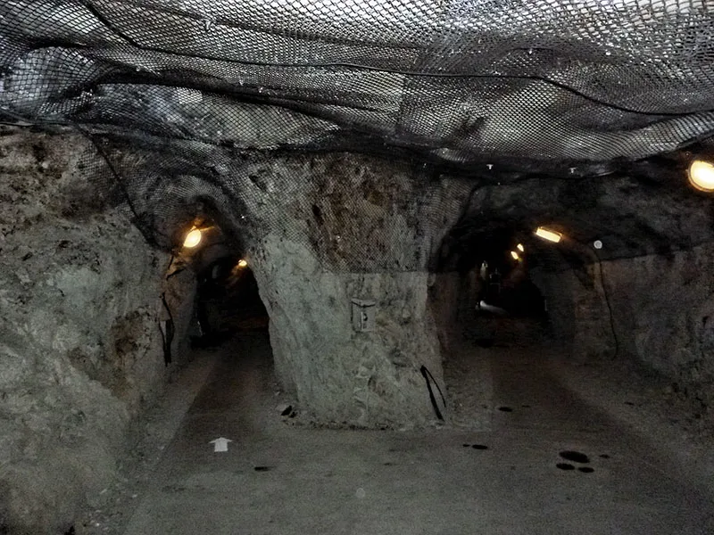 Twin tunnels in Iwaya Caves on Enoshima Island