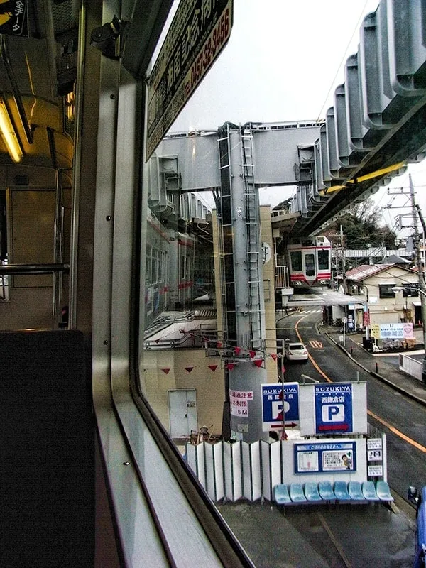 The Shonan monorail from Ofuna to Enoshima