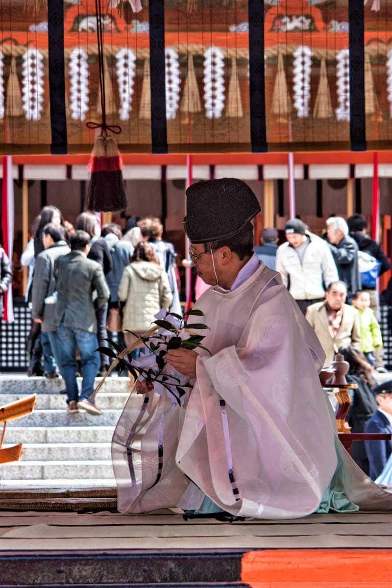 The Kenka-sai ceremony at Fushimi Inari Shrine in Kyoto