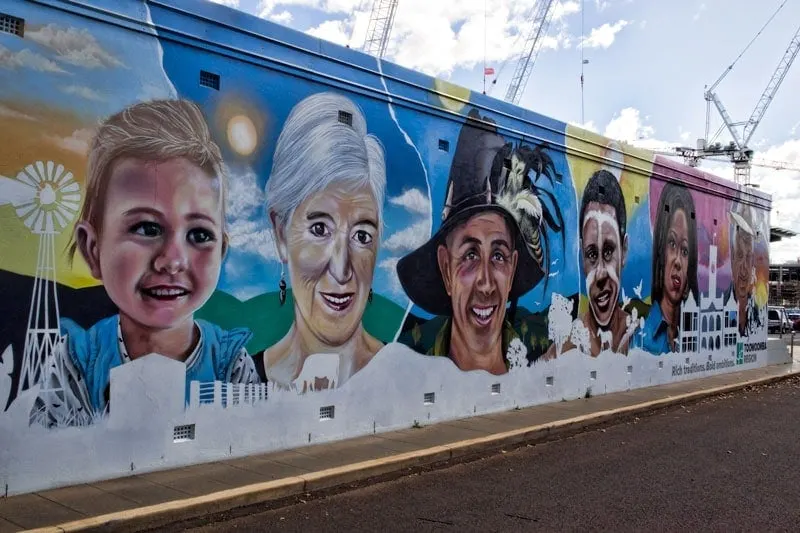 Toowoomba street art - 57 supersized murals painted by local and international artists