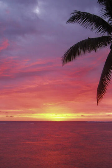 Sunsets in Fiji are absolutely stunning