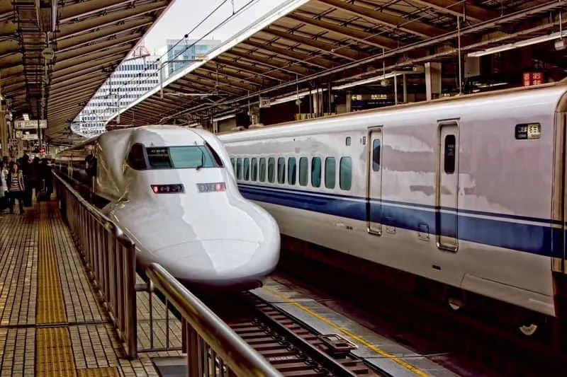 Shinkansen | Bullet Train in Tokyo Station Japan