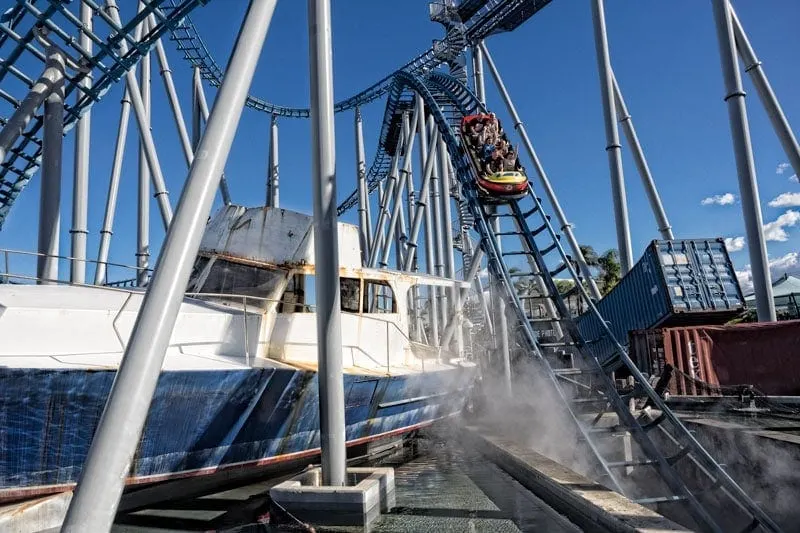 Storm roller coaster at Sea World