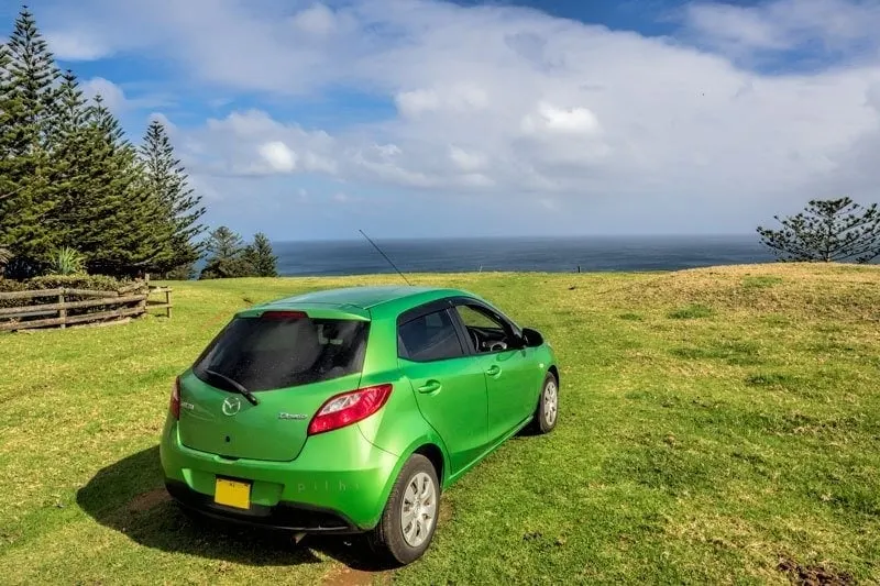 Car on Norfolk Island