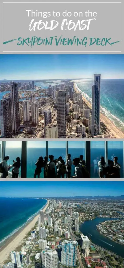 Get fabulous coastal and hinterland views from Skypoint Observation Deck on the Gold Coast, Australia