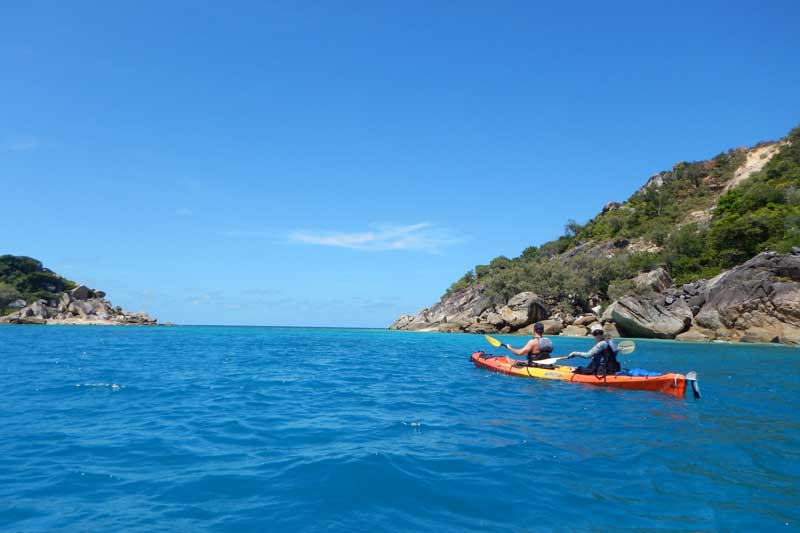 Kayaking on Fitzroy Island