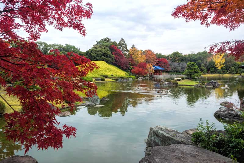 Sakai Japanese Garden in Osaka