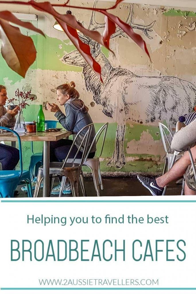 best Broadbeach cafes poster for pinterest