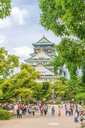Osaka Castle in Spring