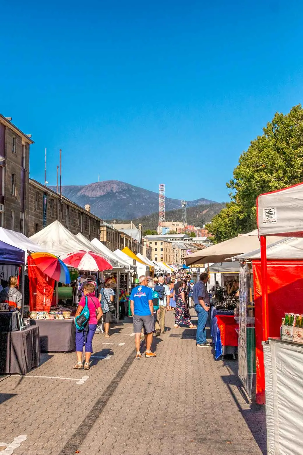 Salamanca - one of the best Hobart markets