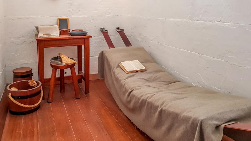 Solitary cell at Port Arthur