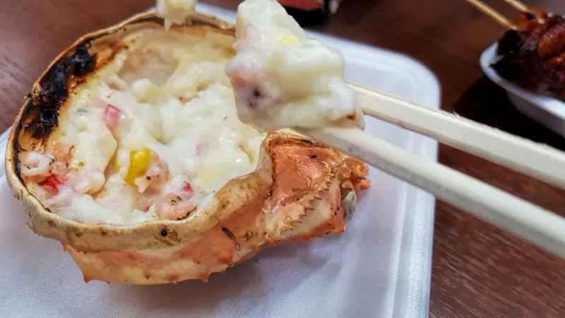 crab mornay at Marusho suisan