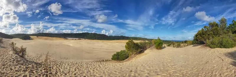 Hammerstone sandblow on Fraser Island