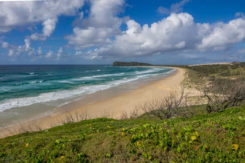 75 Mile Beach on Fraser Island