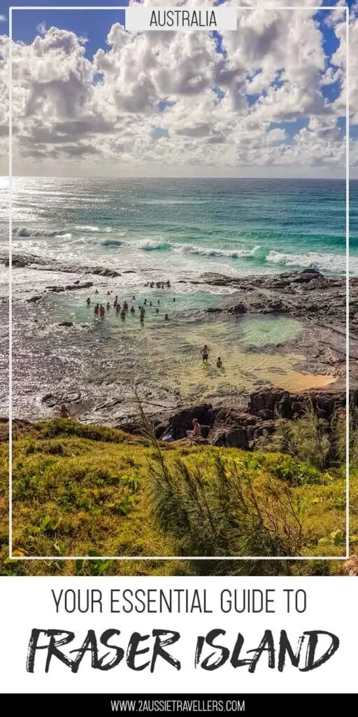 Things to do on Fraser Island Pinterest poster