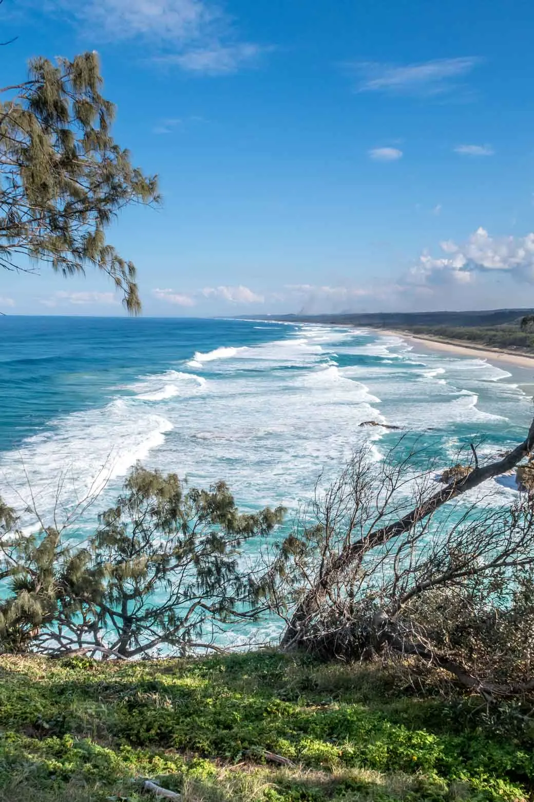 View from the lookout on North Stradbroke Island