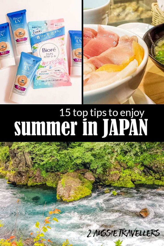 Enjoy summer in Japan