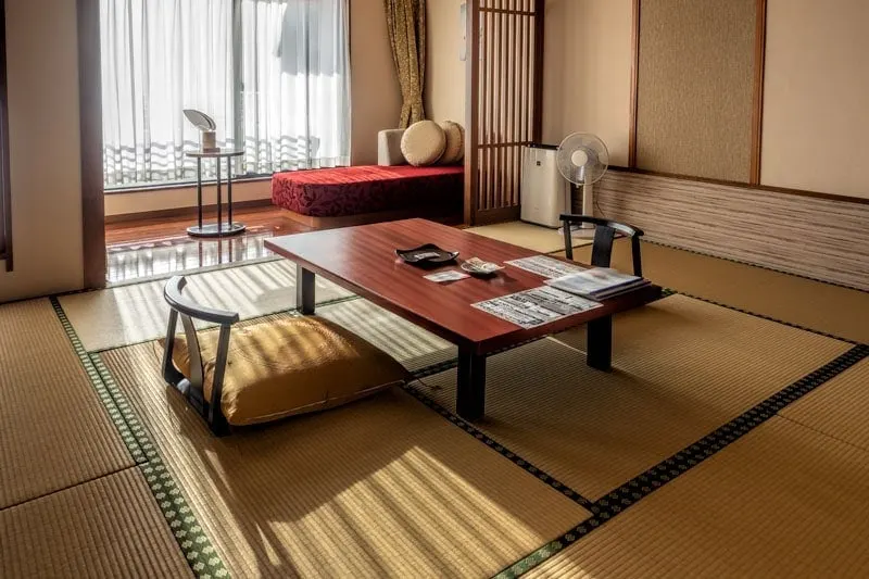 Tatami room in Kinugawa Grand Hotel