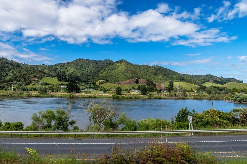 Waikato river from the Northern Explorer
