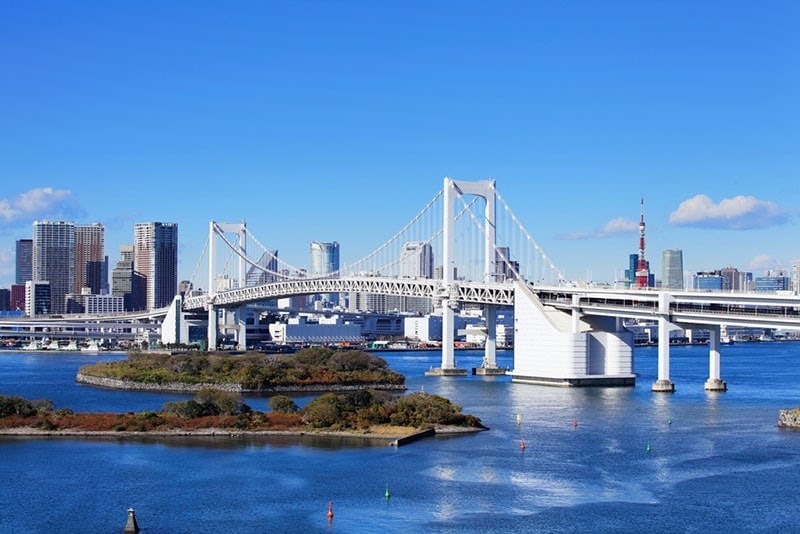 View from Odaiba Tokyo