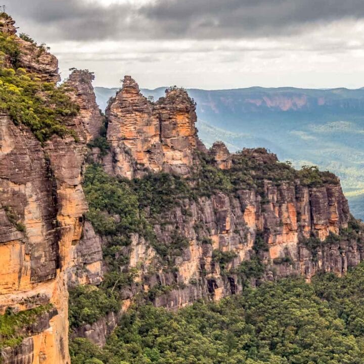 The Three Sisters in the Blue Mountains, Australia