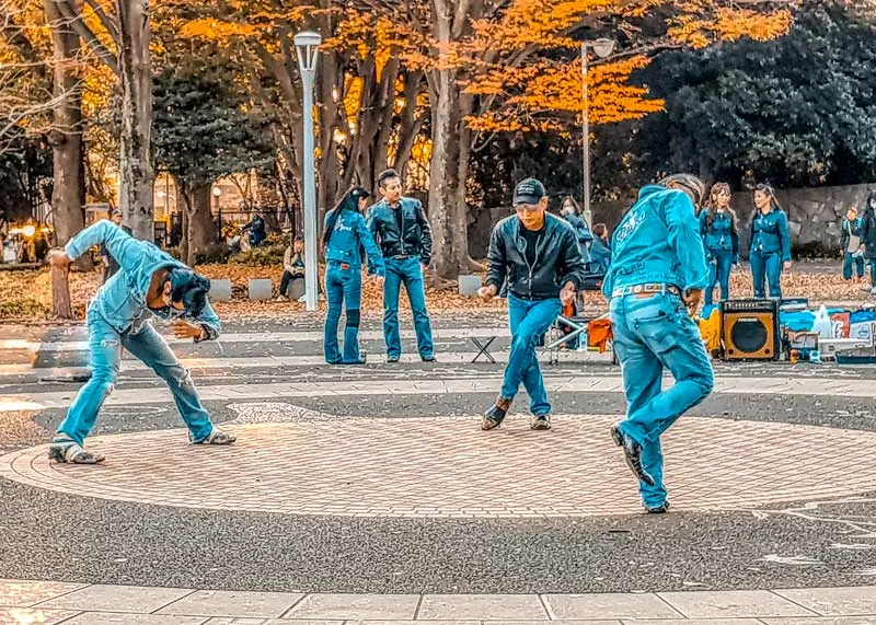 Rock and Roll dancers at Yoyogi park in Tokyo