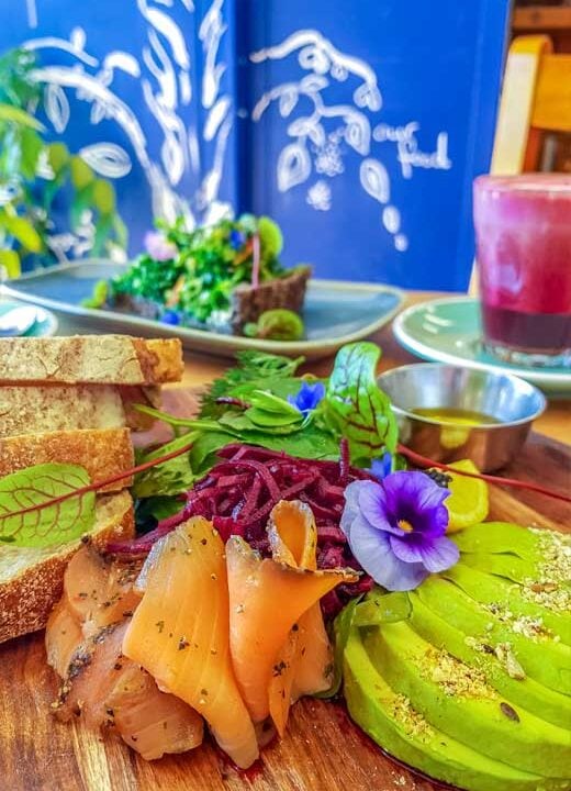 Fresh meal at cafe in Maitland