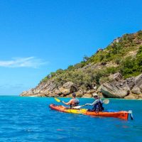 Kayakers off Fitzroy Island