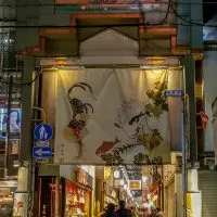 An eastern entrance to Nishiki Market in Kyoto