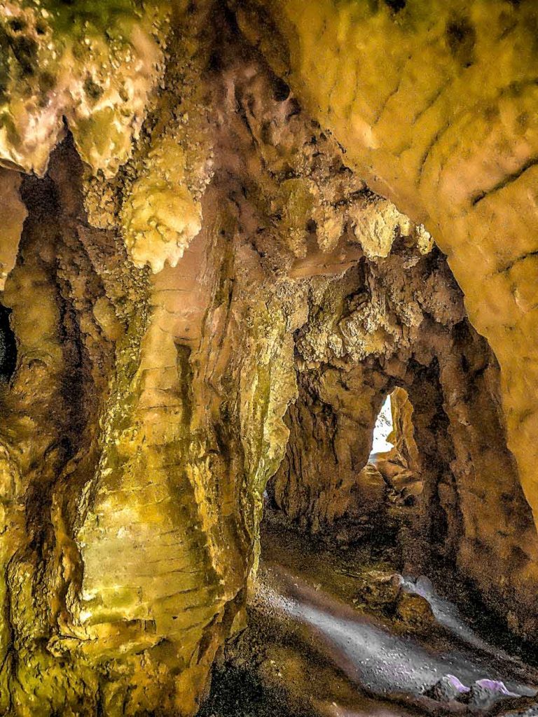 Cave on Ruakuri walk in Waitomo