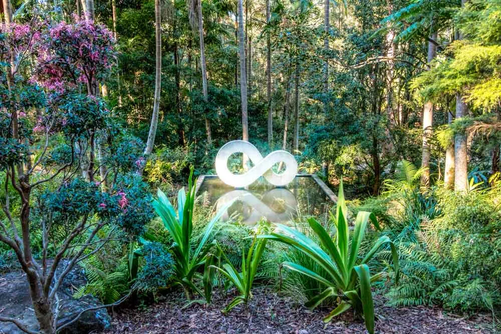 Infinity sculpture at Maroochy botanic gardens