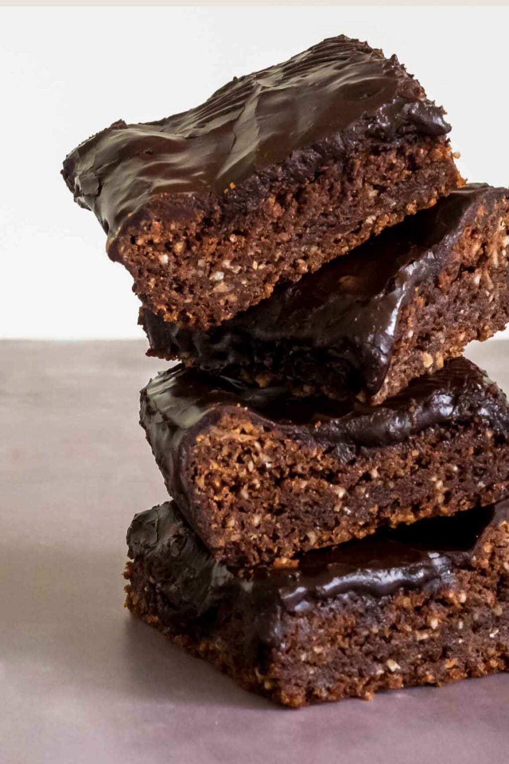 A chocolate brownie slice that's rich and fudgy