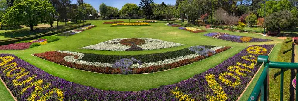 Floral display at Carnival of Flowers in Toowoomba