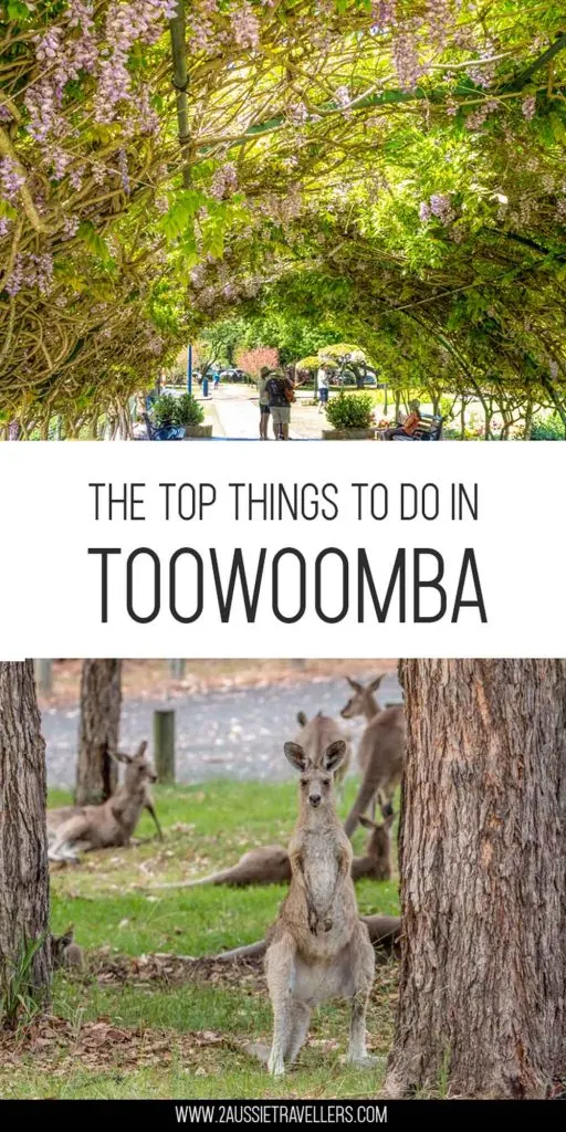 Things to do in Toowoomba pinterest poster