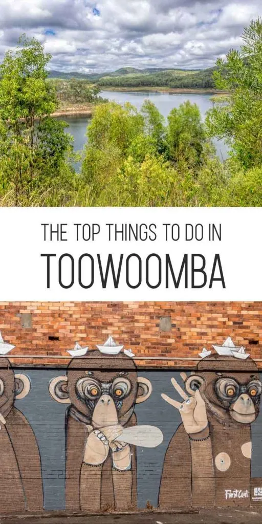 Things to do in Toowoomba pinterest poster