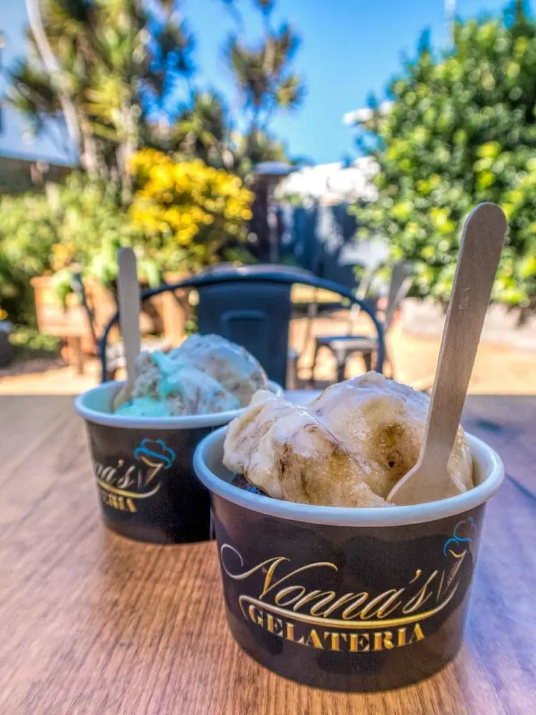 Ice creams by Nanas Pantry Bundaberg at the Windmill Cafe