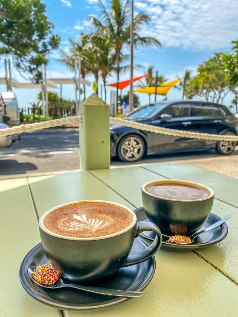 Coffees at The Bungalow in Yeppoon