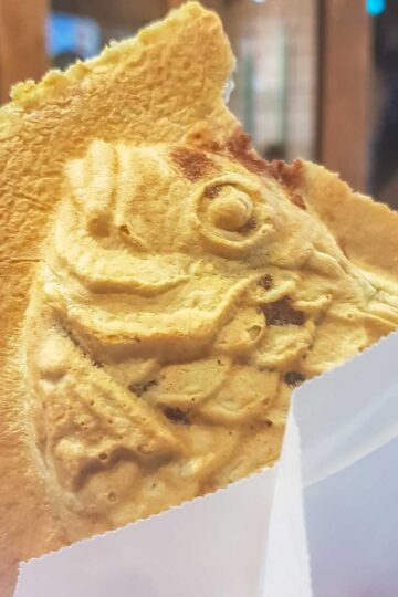 Taiyaki is a popular Japanese street food snack