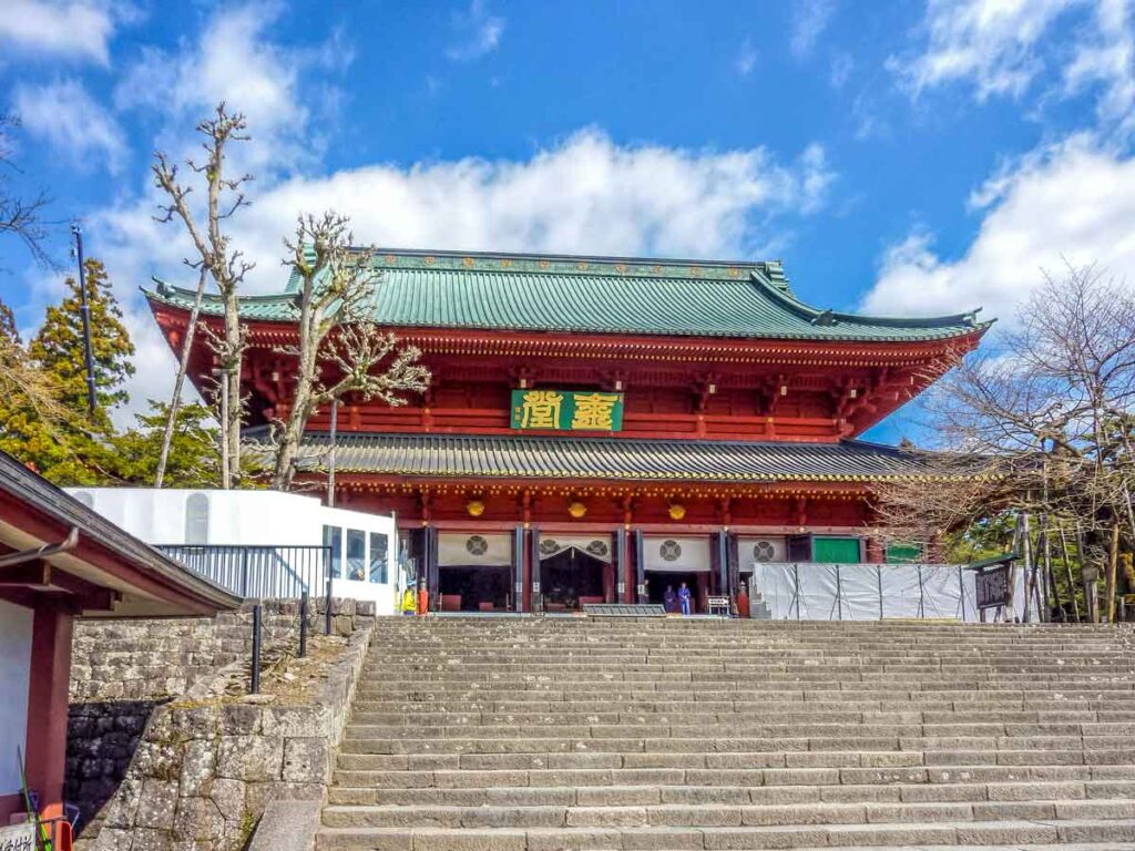 Sanbutsudo Hall at Rinnoji temple in Nikko