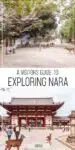 Things to do in Nara Pinterest poster