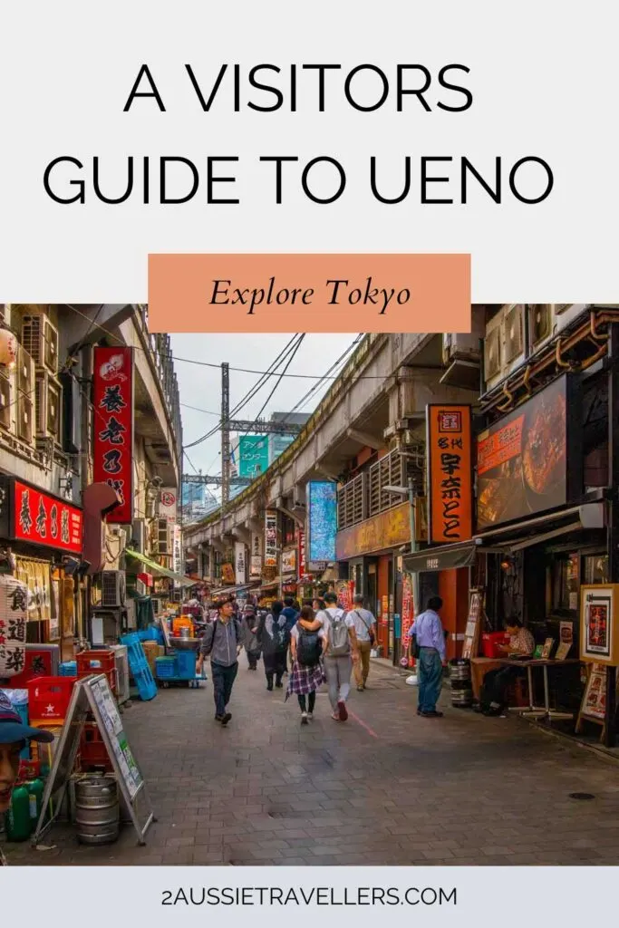 Things to do in Ueno Pinterest poster