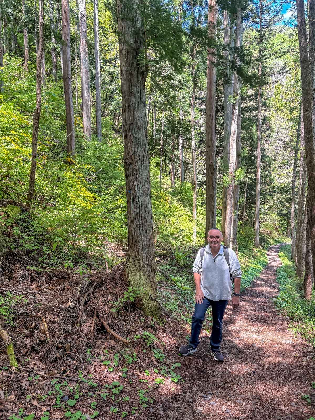 Drew on Nakasendo path